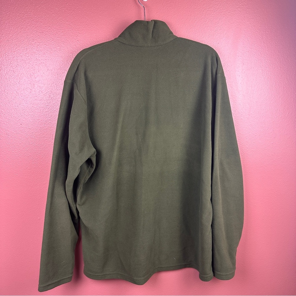 Patagonia Synchilla moss green light weight fleece pullover partial zip large - Picture 4 of 4